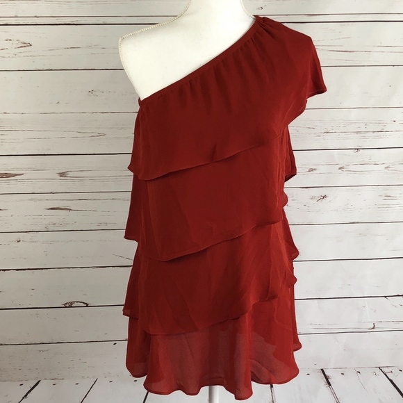 Alice + UO one shoulder ruffle dress XS - Picture 2 of 7